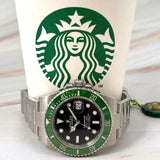 "Starbucks" Black/Green Submariner (CF) 1:1