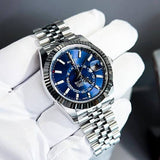 Sky Dweller Silver/Blue  Oystersteel Watch (CF) 1:1