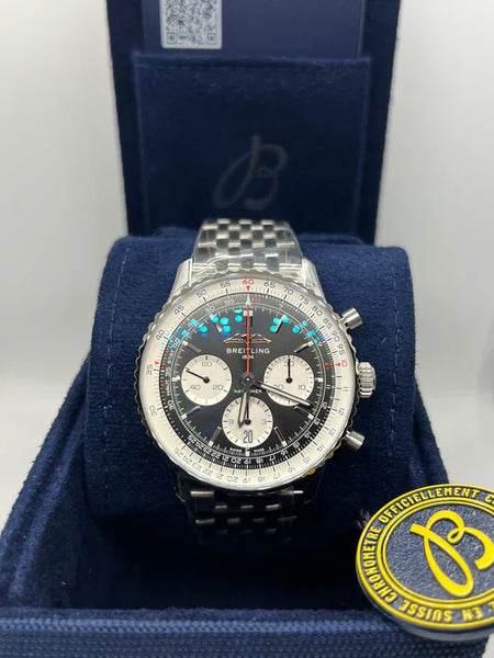 Navitimer 01 Chronograph 43 Black/Silver Watch (ZF) 1:1