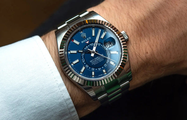 Sky Dweller Silver/Blue  Oystersteel Watch (CF) 1:1