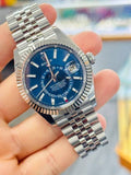 Sky Dweller Silver/Blue  Oystersteel Watch (CF) 1:1
