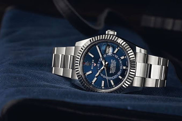 Sky Dweller Silver/Blue  Oystersteel Watch (CF) 1:1
