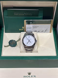 “Who Cares I’m Already Late” Silver Oyster Bracelet Watch (CF) 1:1