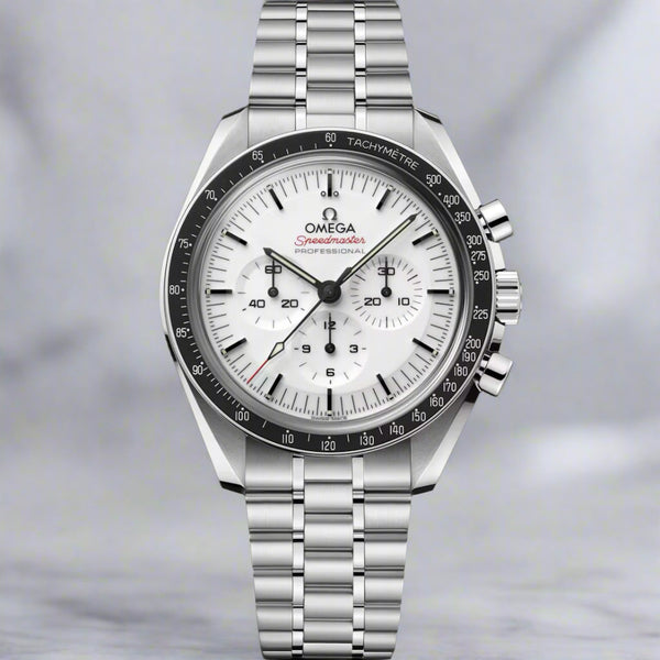 “White Moon” Speedmaster Professional Superclone Watch (VSF) 1:1