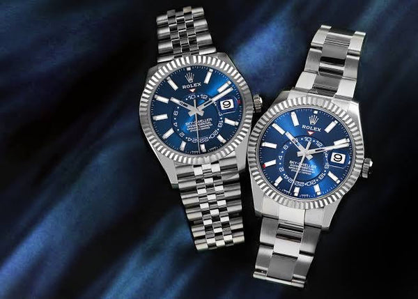 Sky Dweller Silver/Blue  Oystersteel Watch (CF) 1:1