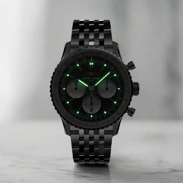 Navitimer 01 Chronograph 43 Black/Silver Watch (ZF) 1:1
