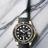 Yacht-Master Black/Gold Oysterflex (CF) 1:1
