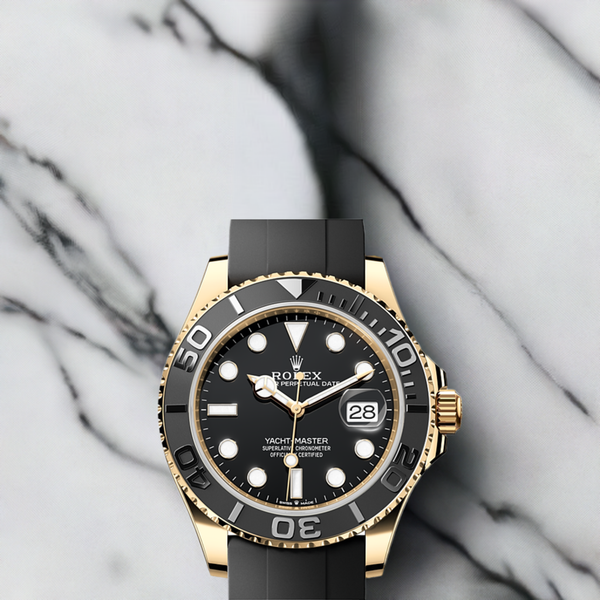 Yacht-Master Black/Gold Oysterflex (CF) 1:1
