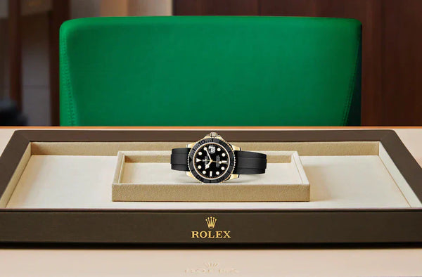 Yacht-Master Black/Gold Oysterflex (CF) 1:1