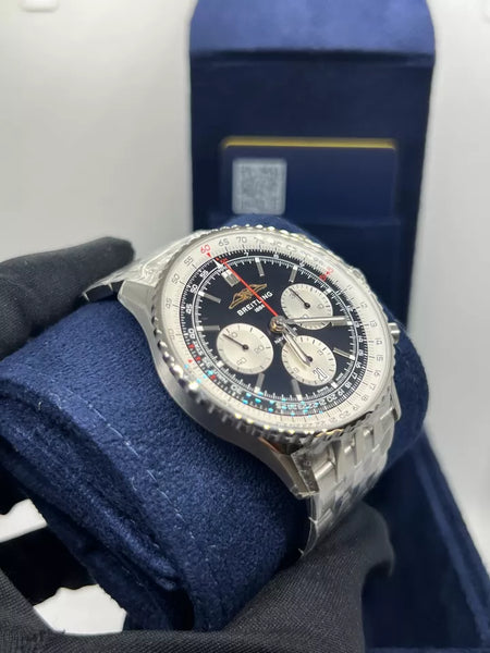 Navitimer 01 Chronograph 43 Black/Silver Watch (ZF) 1:1