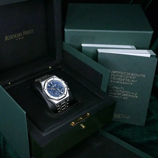 Chronograph Royal Oak Blue/Silver Watch (ZF) 1:1