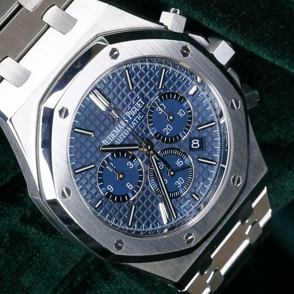 Chronograph Royal Oak Blue/Silver Watch (ZF) 1:1