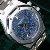 Chronograph Royal Oak Blue/Silver Watch (ZF) 1:1