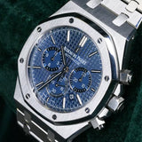 Chronograph Royal Oak Blue/Silver Watch (ZF) 1:1